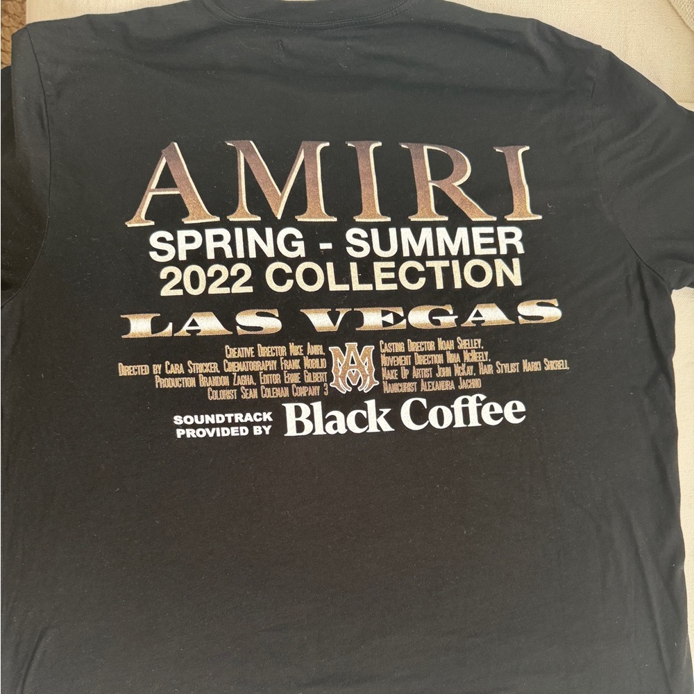 AMIRI Black Coffee Las Vegas T Shirt